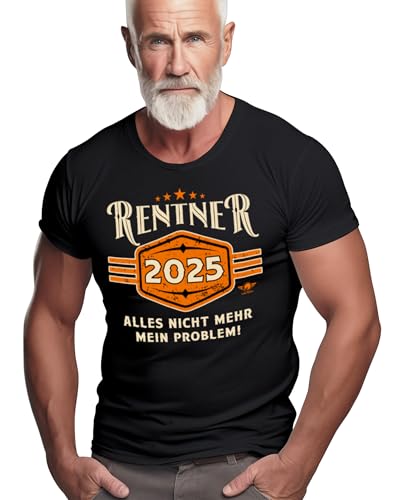 Herren T-Shirt zur Rente oder Ruhestand oder Abschied - Nicht mehr Mein Problem in 2025 Herren T-Shirt zur Rente oder Ruhestand oder Abschied - Nicht mehr Mein Problem in 2025 von LOBO NEGRO