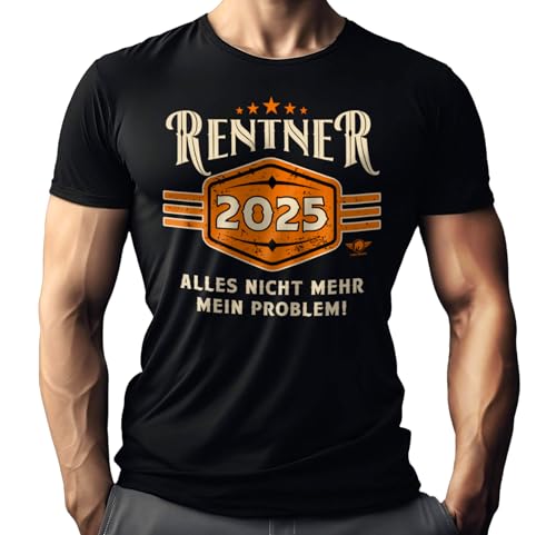 Herren T-Shirt zur Rente oder Ruhestand oder Abschied - Nicht mehr Mein Problem in 2025 Herren T-Shirt zur Rente oder Ruhestand oder Abschied - Nicht mehr Mein Problem in 2025 von LOBO NEGRO
