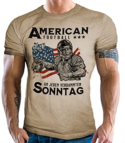 T-Shirt für American Football Fans: An jedem Sonntag von LOBO NEGRO