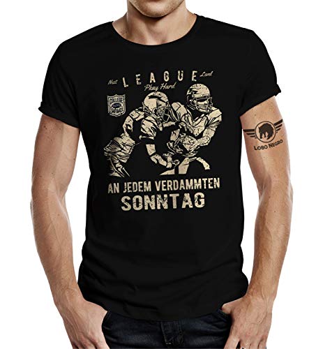 T-Shirt für American Football Fans: An jedem Sonntag von LOBO NEGRO