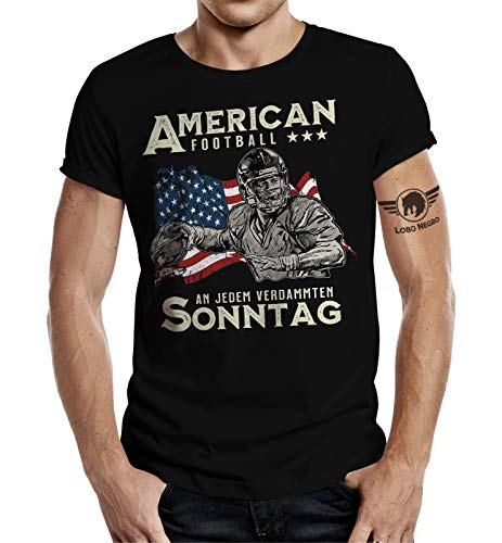 T-Shirt für American Football Fans: An jedem Sonntag von LOBO NEGRO