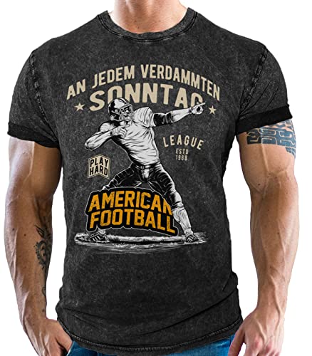 T-Shirt für American Football Fans: An jedem Sonntag von LOBO NEGRO