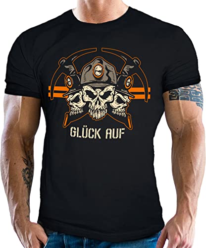 T-Shirt für Bergarbeiter Kumpel Malocher und Steiger: Glück auf T-Shirt für Bergarbeiter Kumpel Malocher und Steiger: Glück auf von LOBO NEGRO