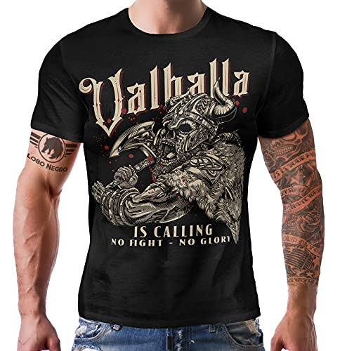 HerrenT-Shirt für Wikinger Nordmann Keltic Fans: Walhalla is Calling HerrenT-Shirt für Wikinger Nordmann Keltic Fans: Walhalla is Calling von LOBO NEGRO