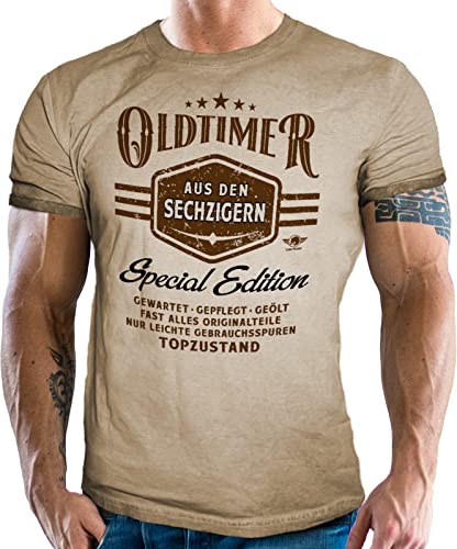Herren T-Shirt im Vintage Retro Used Look als Geschenk für Männer zum 60. Geburtstag - Oldtimer Special Edition 60er in Topzustand Herren T-Shirt im Vintage Retro Used Look als Geschenk für Männer zum 60. Geburtstag - Oldtimer Special Edition 60er in Topzustand von LOBO NEGRO