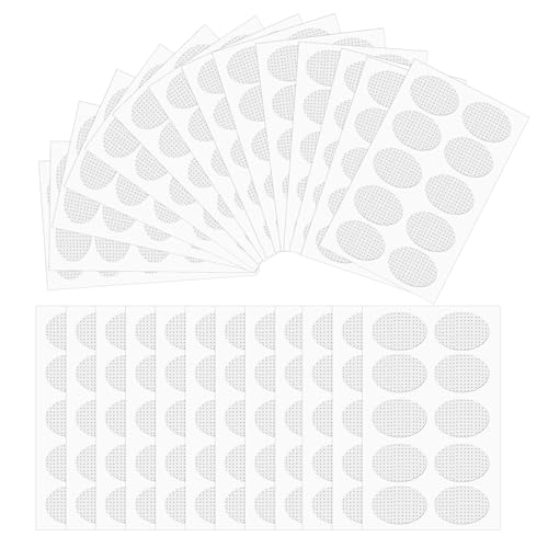 300 Stück Ohrringe Abkleben Sport, Ohrläppchen Unterstützung Patches, Transparente Pflaster Ohrring Aufkleber, Sport Ohrringe Aufkleben, Ohrringe Stützaufkleber für Droopy Ohren Schwere Ohrringe von LOBVABA