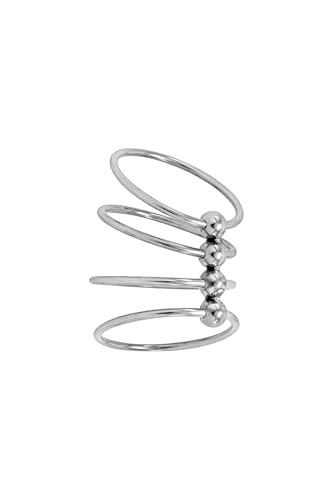LOCKED Ringe der Marke Chain Torc Stahl 35 mm von LOCKED