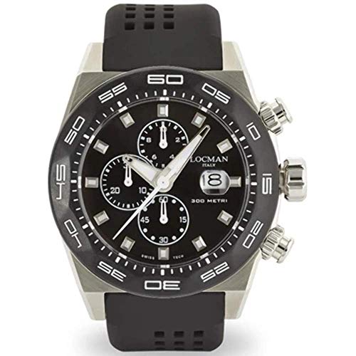 Locman Italy Herrenuhr Stealth Chronograph schwarz Ref. 0217 von Locman