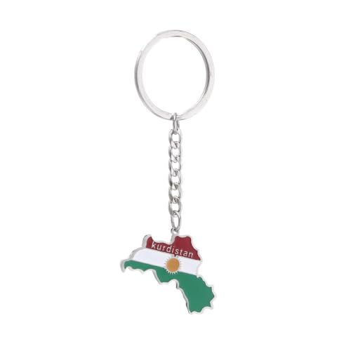 LODMLOER Schlüsselanhänger Mit Kurdistan-Karte Und Flagge, Kurdistan-Schlüsselanhänger, Tragbarer Schlüsselanhänger Im Ethnischen Stil Für Taschen, Autoschlüssel, Zubehör Für Männer, Fraue LODMLOER Schlüsselanhänger Mit Kurdistan-Karte Und Flagge, Kurdistan-Schlüsselanhänger, Tragbarer Schlüsselanhänger Im Ethnischen Stil Für Taschen, Autoschlüssel, Zubehör Für Männer, Fraue von LODMLOER