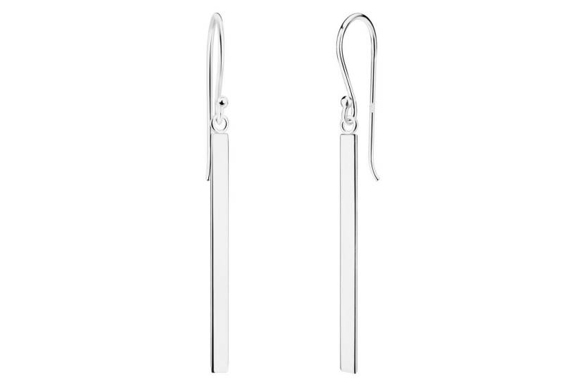 LÖB Paar Ohrhänger 925 Silber Ohrringe Hängend Stab Ohrhänger Geometrische Formen Lang (Geschenke für Frauen Beste Freundin Mutter Mama Damen zum Geburtstag Weihnachten Weihnachtsgeschenke, Inkl. Schmuckbox), Stäbe Modern Minimalistisch Eckig Linien Brautschmuck Schmuck von LÖB