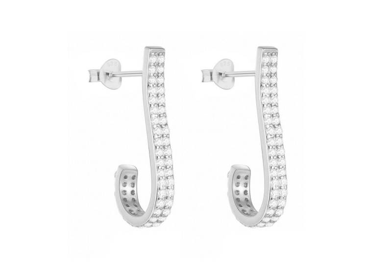 LÖB Paar Ohrstecker 925 Silber Ohrringe Hängend Tropfen Zirkonia Ohrstecker Tropfenohrring (Geschenke für Frauen Beste Freundin Mutter Mama Damen zum Geburtstag Weihnachten Weihnachtsgeschenke, Inkl. Schmuckbox), Ohrhänger Tropfenform Glitzer Strass Stein Dezent Elegant Brautschmuck von LÖB