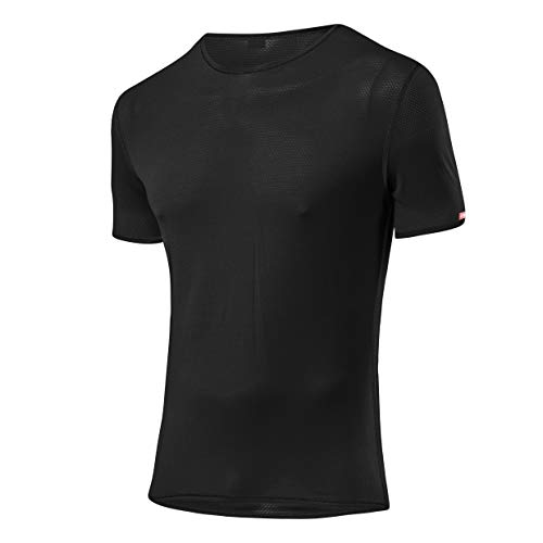 Löffler M Shirt Transtex Light Schwarz - Leichtes atmungsaktives Herren T-Shirt, Größe 60 - Farbe Black von Löffler