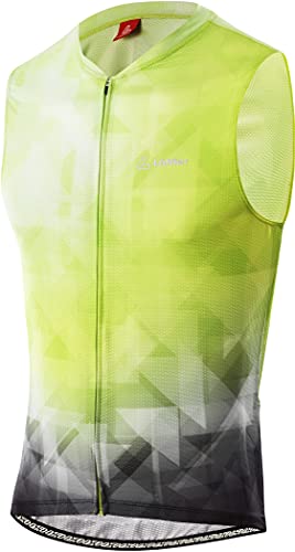 LÖFFLER Aero Half-Zip Fahrrad Tank Top Herren grün Größe EU 54 2021 Radtrikot ärmellos von Löffler