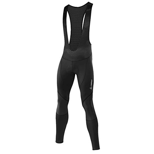 Löffler M Bike Bib Tights Evo Ws Elastic Schwarz, Herren Gore-Tex Tight, Größe 48 - Farbe Black von Löffler