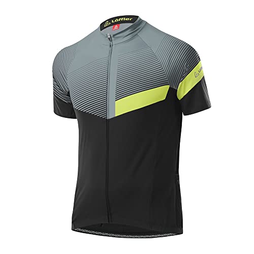 LÖFFLER Herren Stream Mid Radtrikot, Granite, 52 von Löffler