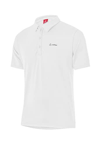 Löffler Herren Tencel (TM) Poloshirt CF 24719 54 weiß von Löffler