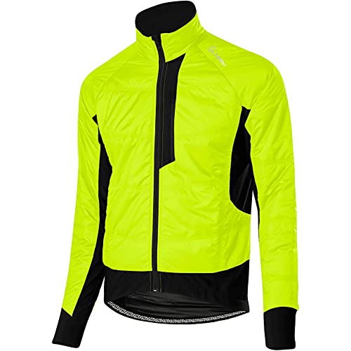 Löffler M Bike Iso-jacket Primaloft Mix Gelb - PrimaLoft Atmungsaktive winddichte Herren Bike Jacke, Größe 50 - Farbe N von Löffler