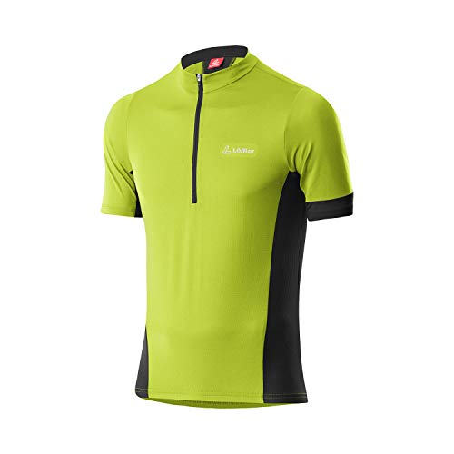 LÖFFLER Pure Half-Zip Fahrradtrikot Herren grün Größe EU 52 2021 Radtrikot kurzärmlig von Löffler