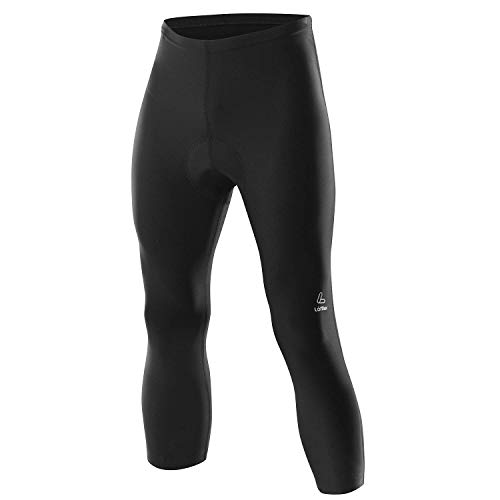 Löffler Basic 3/4 Rad Tights Herren schwarz von Löffler