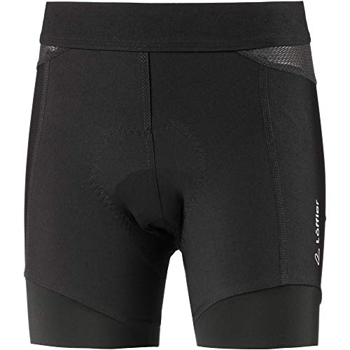 Löffler Damen Bike Light Hotbond Radhose kurz, Black, 48 von Löffler