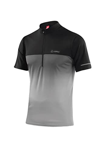 Löffler Flow Half-Zip Fahrrad Shirt Herren silber/grau von Löffler