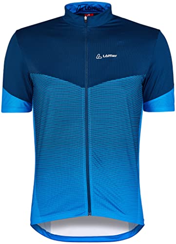 Löffler Herren Stream Radtrikot, Indigo, 60 von Löffler