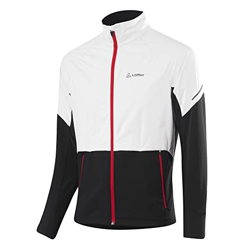 Löffler Herren Worldcup Ws Light Jacke, White-Black, 54 von LÖFFLER