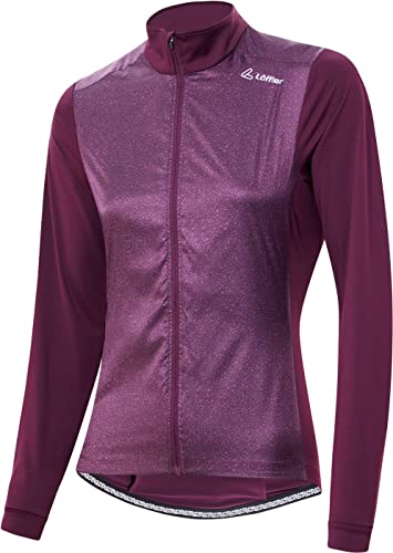 Löffler Light Hybrid Fahrradjacke Damen lila von Löffler