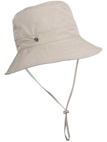 LOEVENICH Wasserfester Damen Bucket Hat mit Kinnband in One Size aus Polyester von LOEVENICH