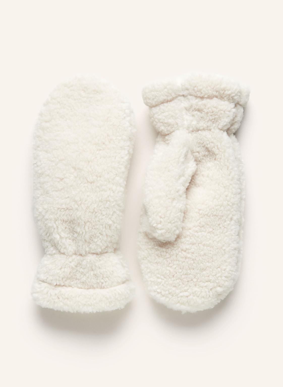 Loevenich Handschuhe Aus Teddyfell beige von LOEVENICH