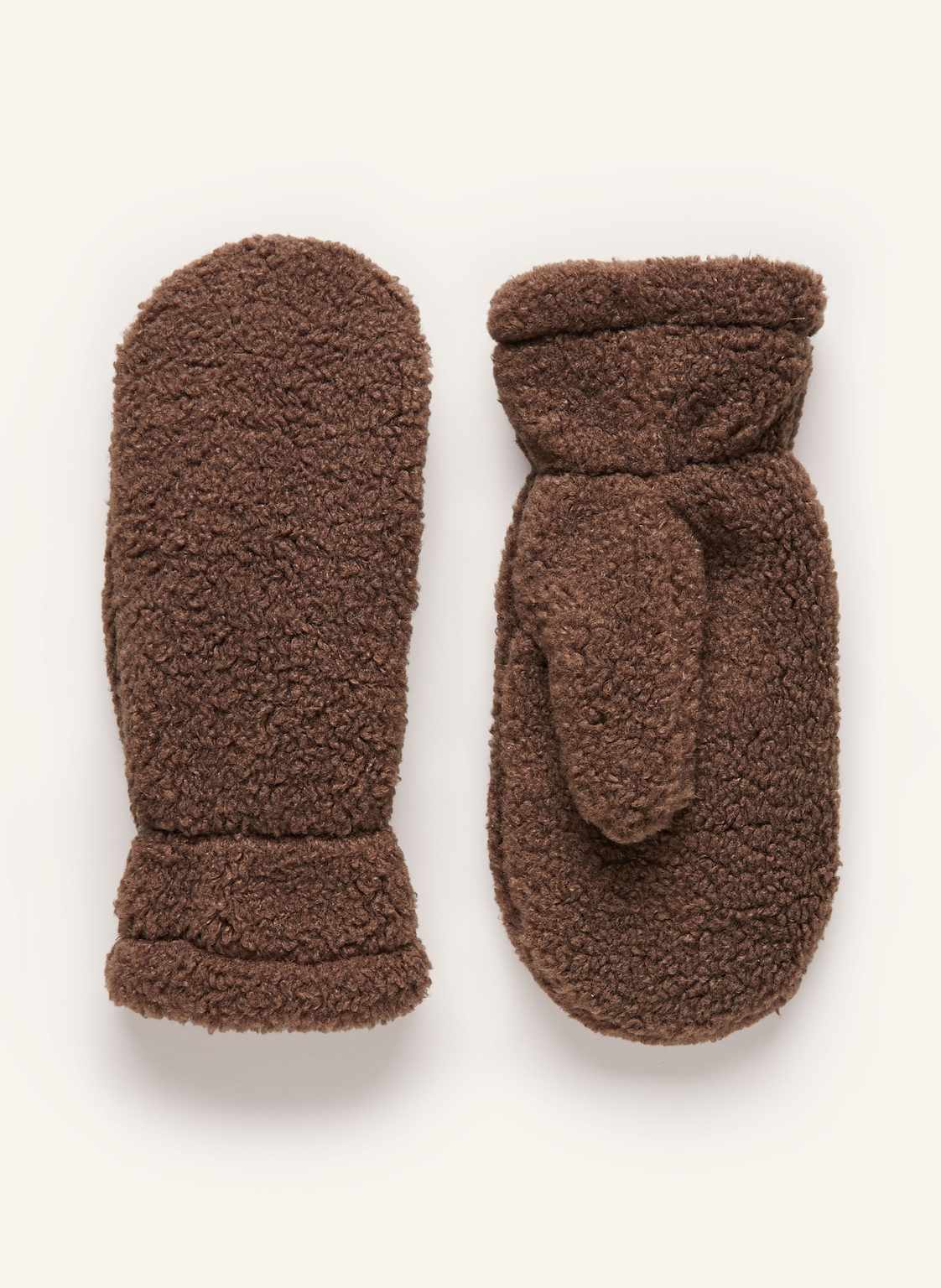 Loevenich Handschuhe Aus Teddyfell braun von LOEVENICH