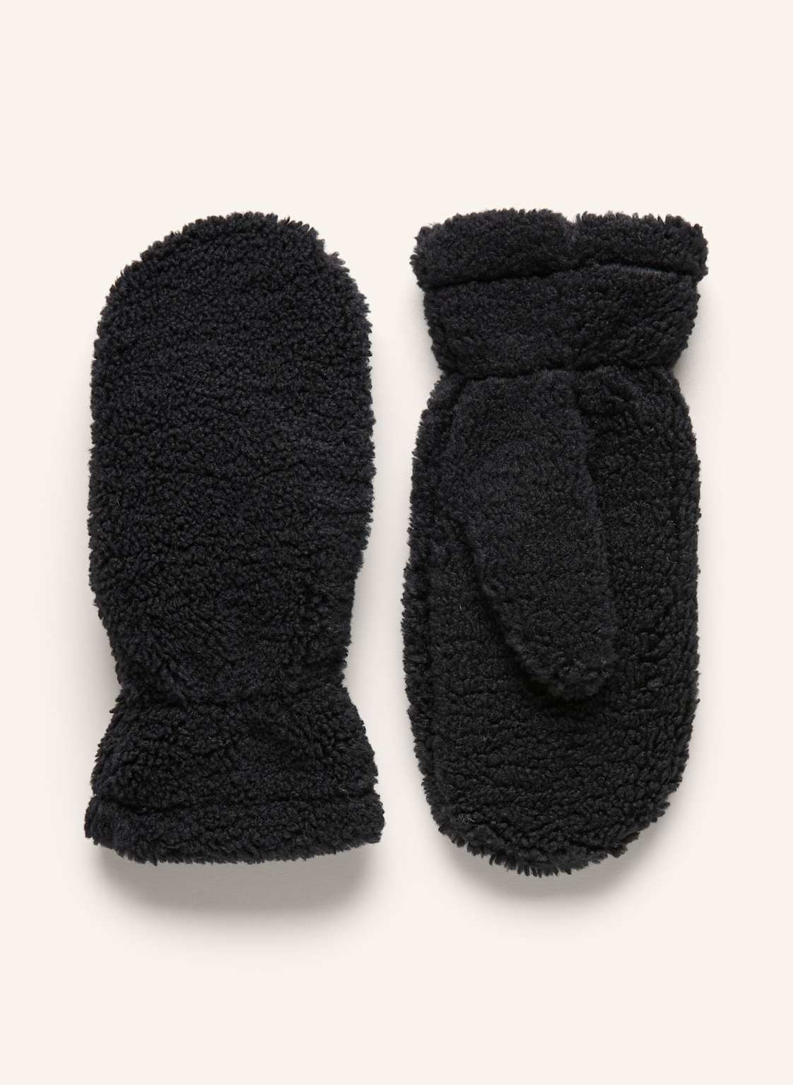 Loevenich Handschuhe Aus Teddyfell schwarz von LOEVENICH