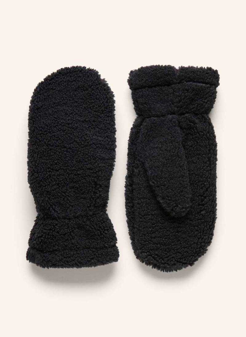 Loevenich Handschuhe Aus Teddyfell schwarz von LOEVENICH