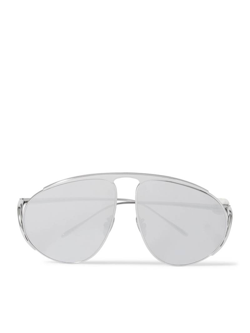 LOEWE - Aviator-Style Silver-Tone Sunglasses - Men - Silver von LOEWE