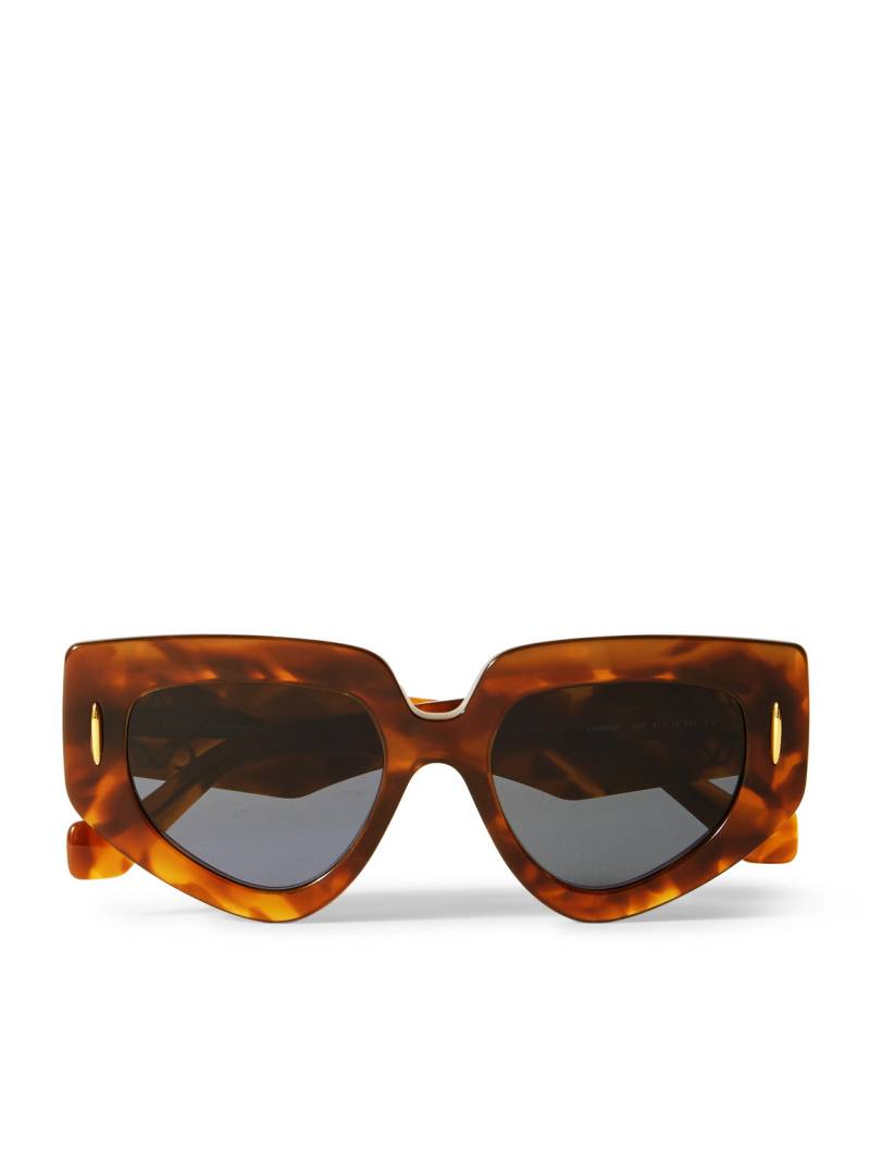 LOEWE - Cat-Eye Tortoiseshell Acetate Sunglasses - Men - Tortoiseshell LOEWE - Cat-Eye Tortoiseshell Acetate Sunglasses - Men - Tortoiseshell von LOEWE