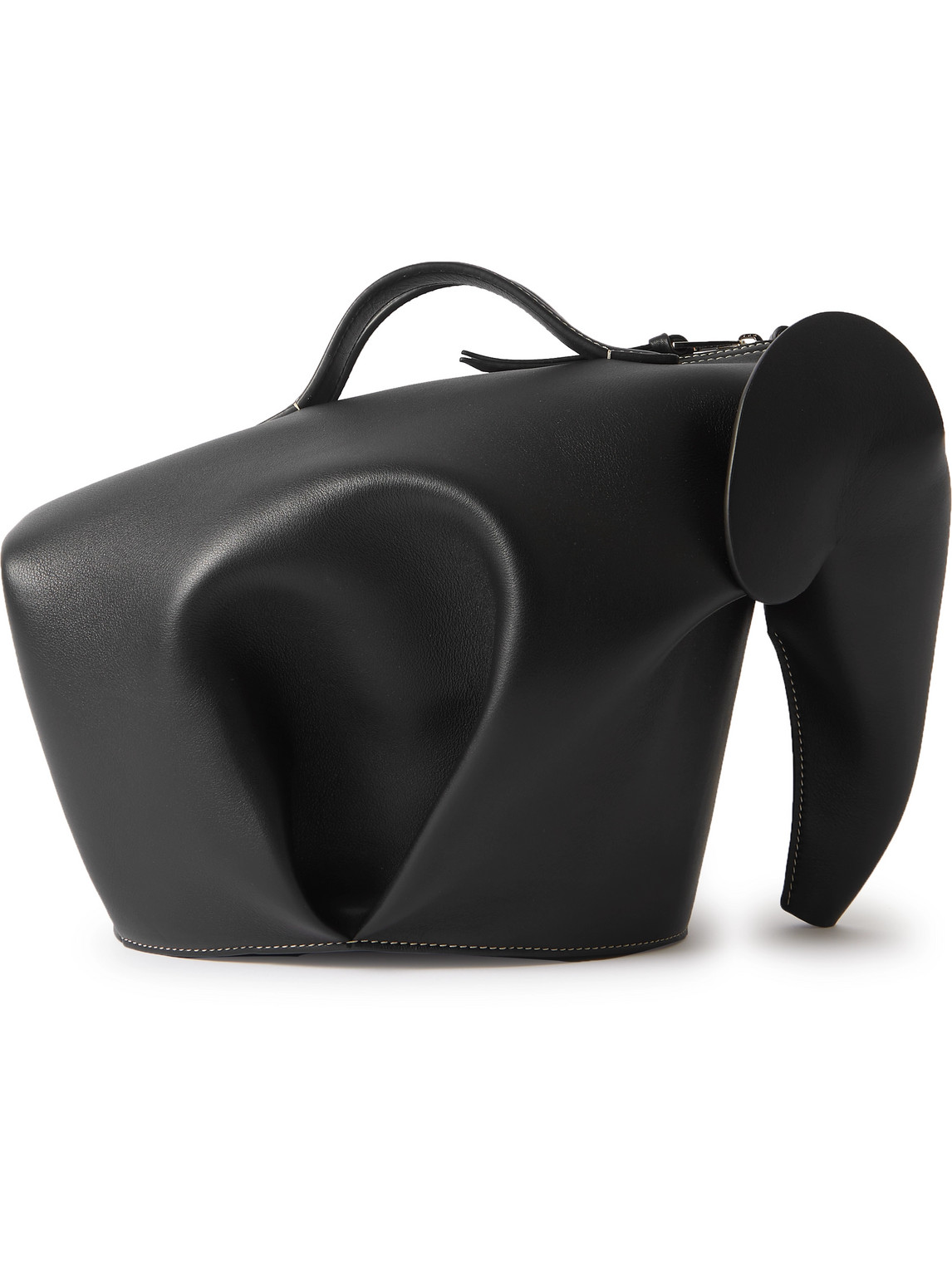 LOEWE - Elephant Leather Messenger Bag - Men - Black von LOEWE