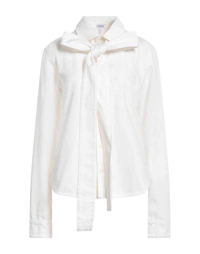 LOEWE Jeanshemd Damen Weiß von LOEWE