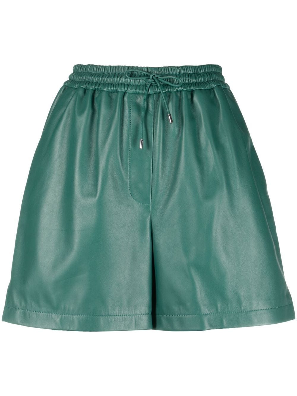 LOEWE Ledershorts mit Logo-Prägung - Grün von LOEWE