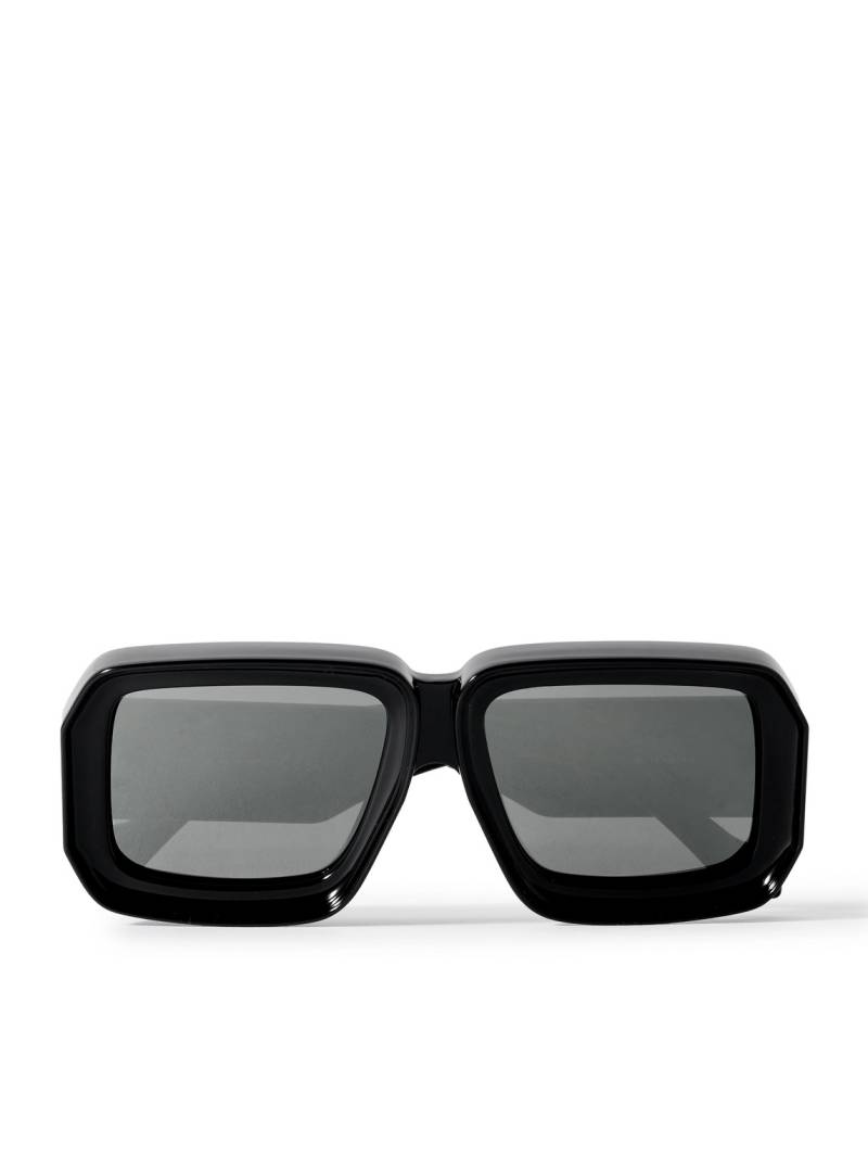 LOEWE - Paula's Ibiza Dive Oversized Square-Frame Acetate Sunglasses - Men - Black von LOEWE