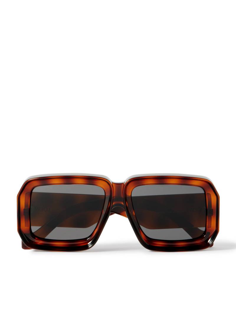 LOEWE - Paula's Ibiza Square-Frame Tortoiseshell Acetate Sunglasses - Men - Tortoiseshell von LOEWE