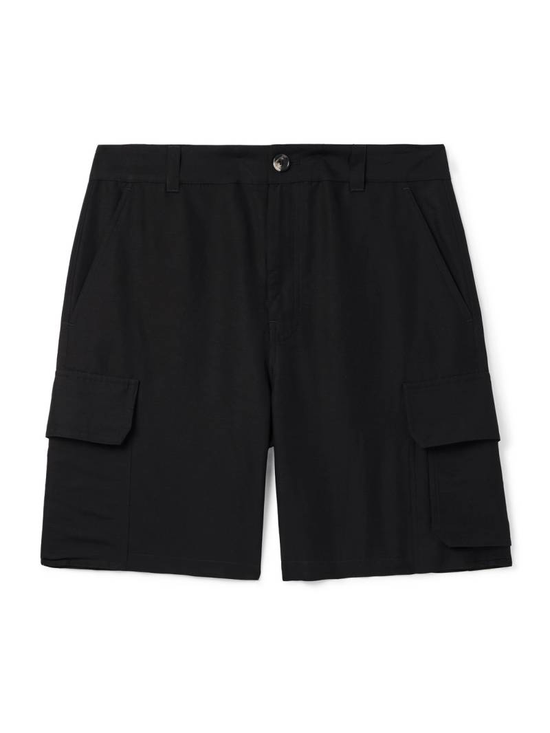 LOEWE - Paula's Ibiza Straight-Leg Canvas Shorts - Men - Black - IT 50 von LOEWE