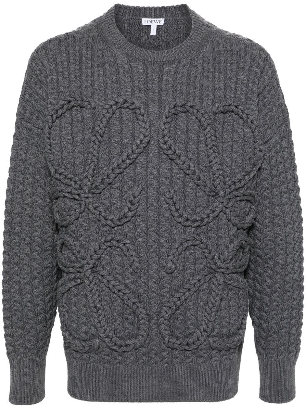 LOEWE Pullover mit Anagramm - Grau von LOEWE