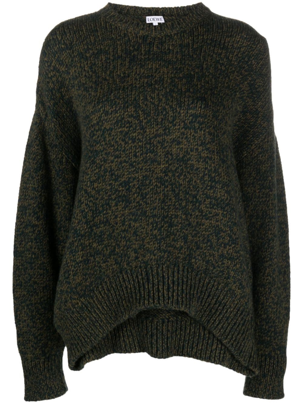 LOEWE Pullover mit Einsätzen - Grün von LOEWE