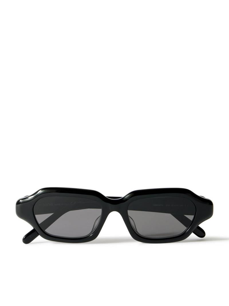LOEWE - Square-Frame Acetate Sunglasses - Men - Black von LOEWE