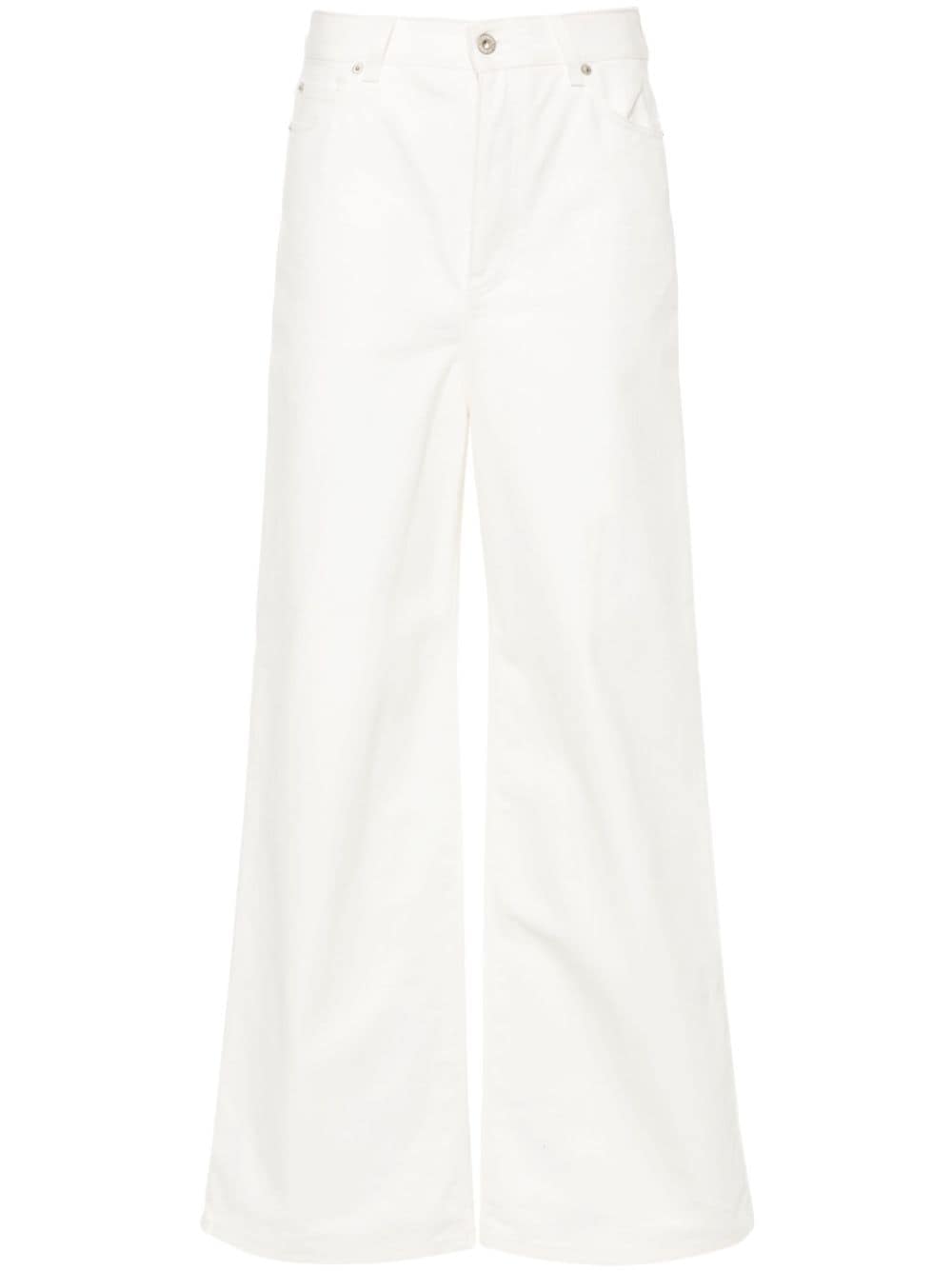 LOEWE Straight-Leg-Jeans mit hohem Bund - Weiß von LOEWE