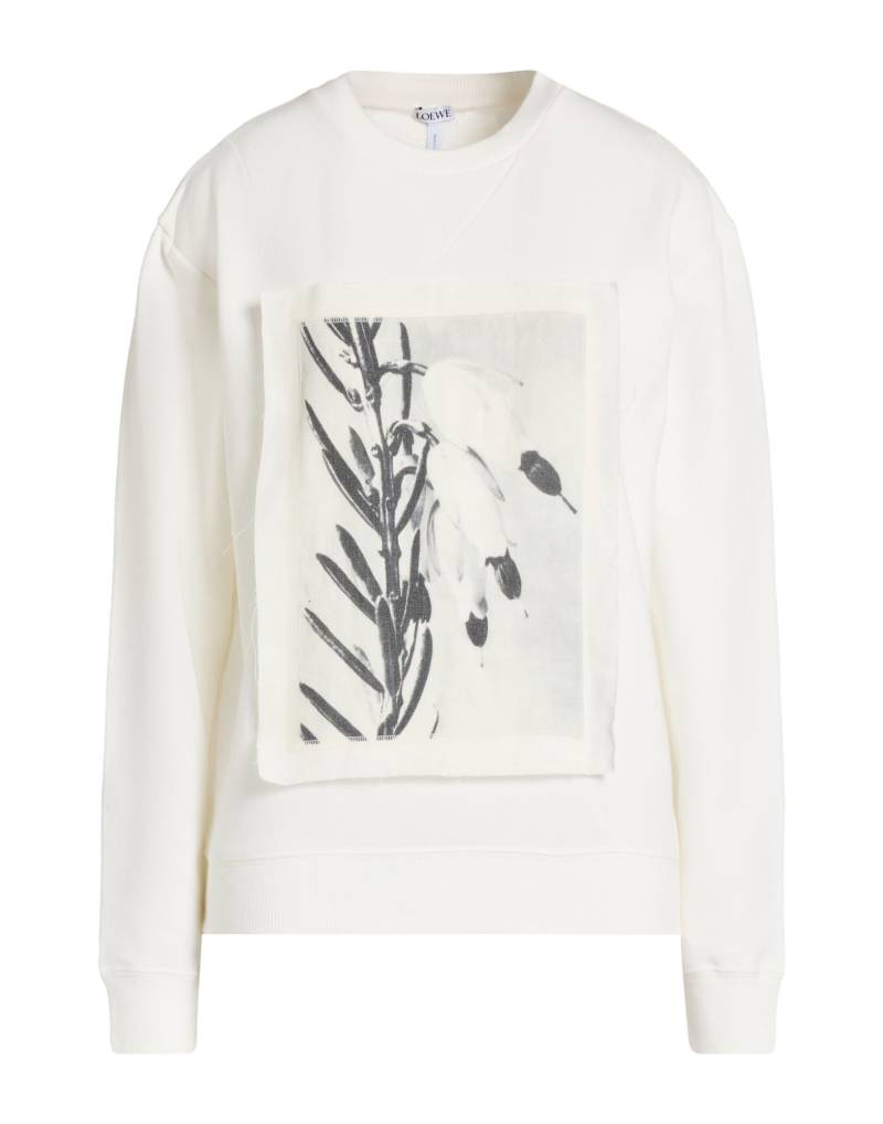 LOEWE Sweatshirt Damen Weiß LOEWE Sweatshirt Damen Weiß von LOEWE
