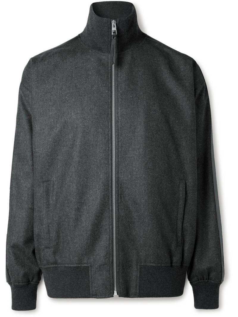LOEWE - Wool and Cashmere-Blend Flannel Bomber Jacket - Men - Gray - IT 48 von LOEWE