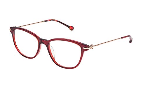 Loewe Unisex-Erwachsene VLW951M510V64 Brillengestelle, Violett (Transparente Burgundy), 55 von LOEWE