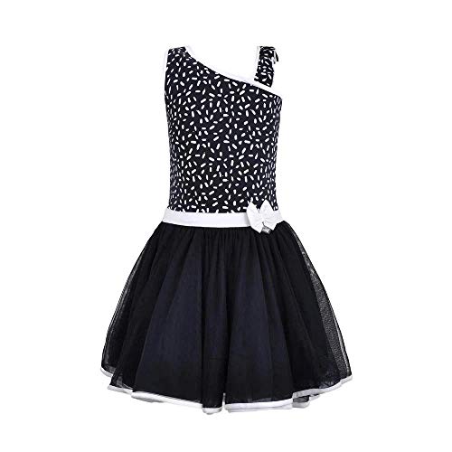 LOFFF Mädchen Girl Kleid Dancing Dress Sprinkle Dark Blue Z8554-51 (104) von LOFFF