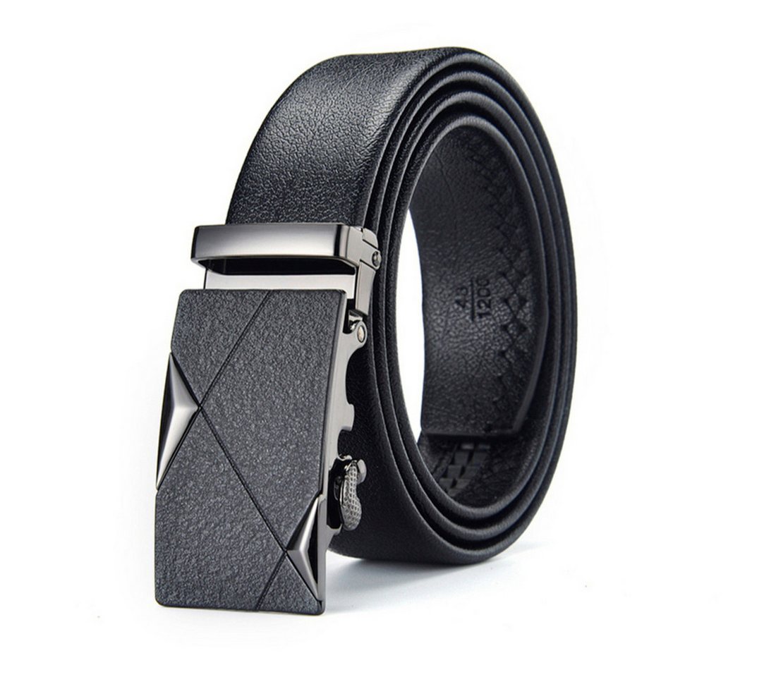 LOFTY Ledergürtel Automatikgürtel Herren, Gürtel Herren, Ledergürtel Herrengeschenk, 3,5 cm breit, kürzbar, Automatik Gürtel von LOFTY